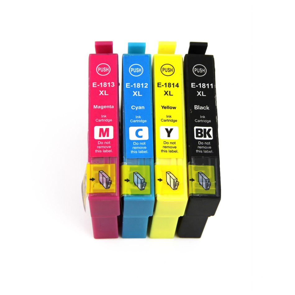 Compatible Epson 18XL (T1811) Black & Colours FULL SET image 0