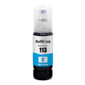 Compatible Epson Ecotank 113 Ink Bottle Cyan image 0