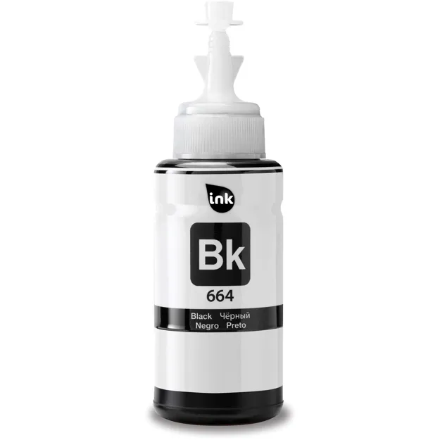 Compatible Epson T6641 (664) Ecotank Ink Bottle Black image 0