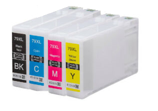 Compatible Epson T7901 Black & T7902/3/4 Colours (79XL) FULL SET image 0
