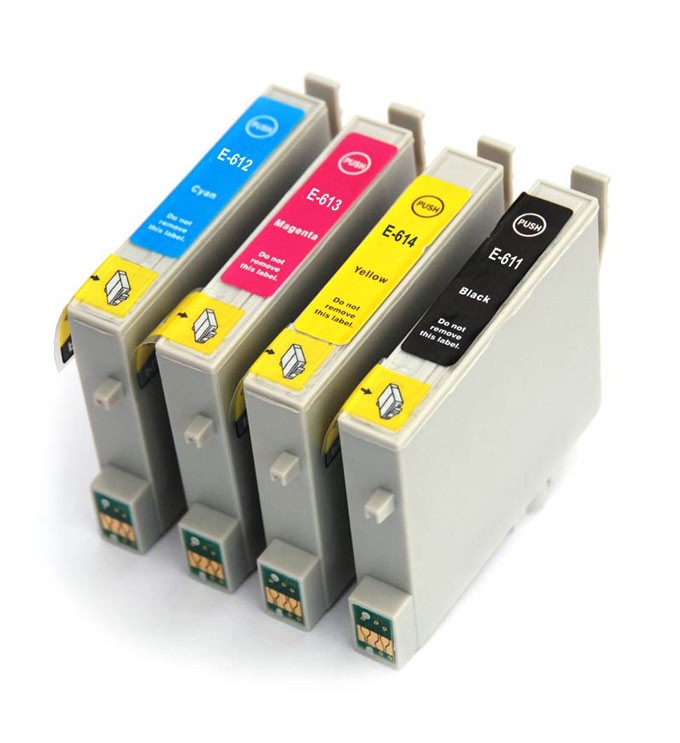 Compatible Epson T0611 Black & Colours FULL SET image 0