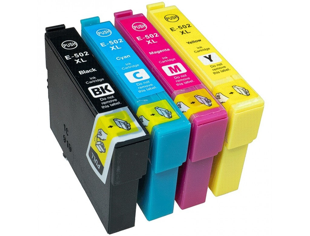 Compatible Epson 502XL Black & Colours FULL SET image 0