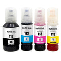 Compatible Epson Ecotank 113 Ink Bottle Black & C/M/Y FULL SET image 0