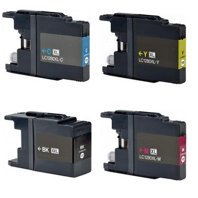 Compatible Brother LC1280XL Black & Colours FULL SET image 0