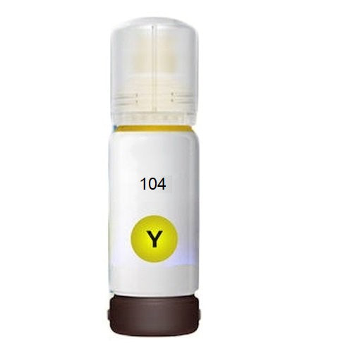 Compatible Epson 104Y Ecotank Ink Bottle Yellow image 0