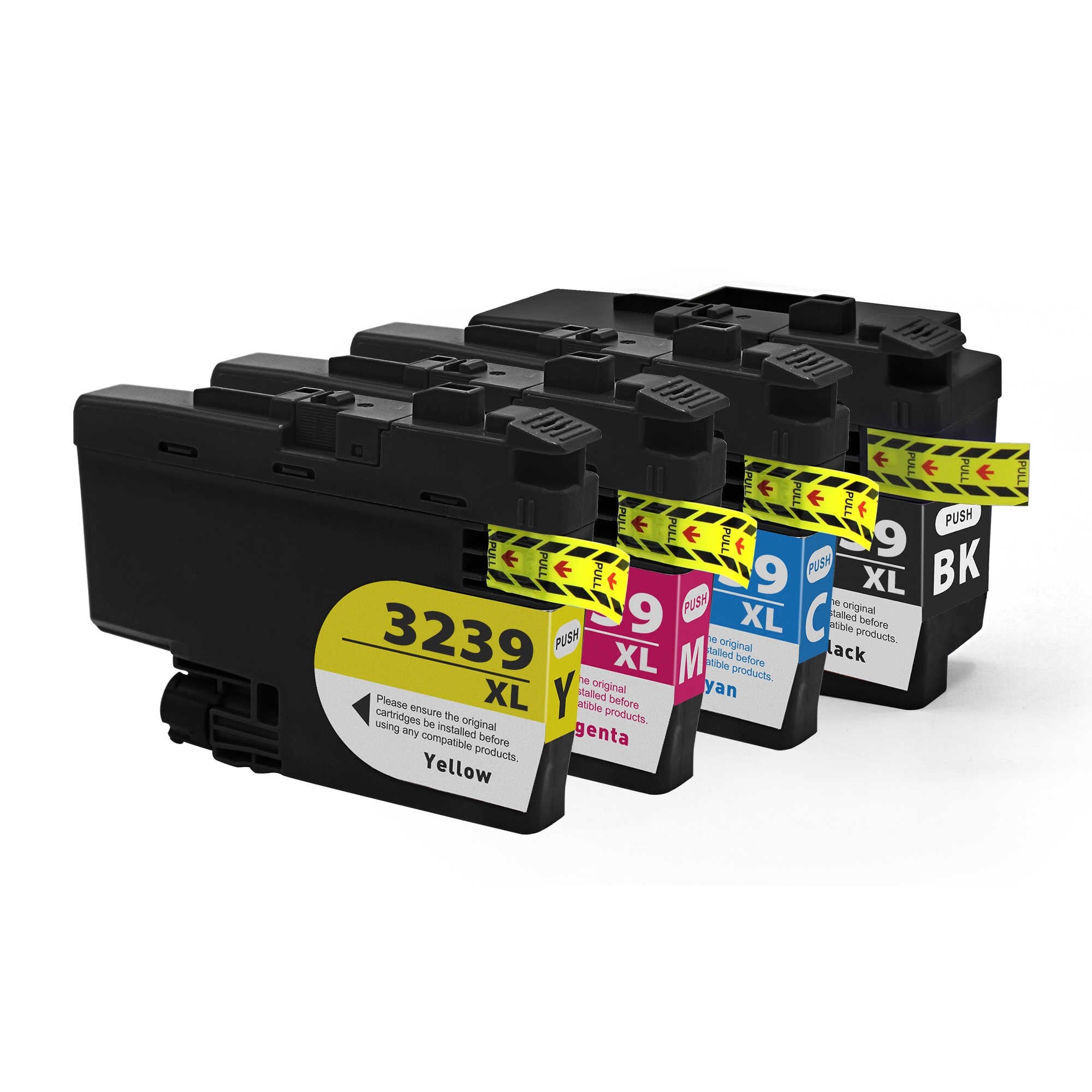 Compatible Brother LC3239XL Black & Colours FULL SET image 0
