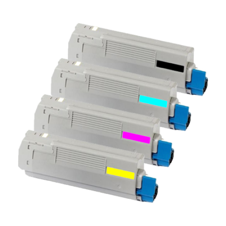 Compatible OKI 43865724 Black & Colours FULL SET image 0