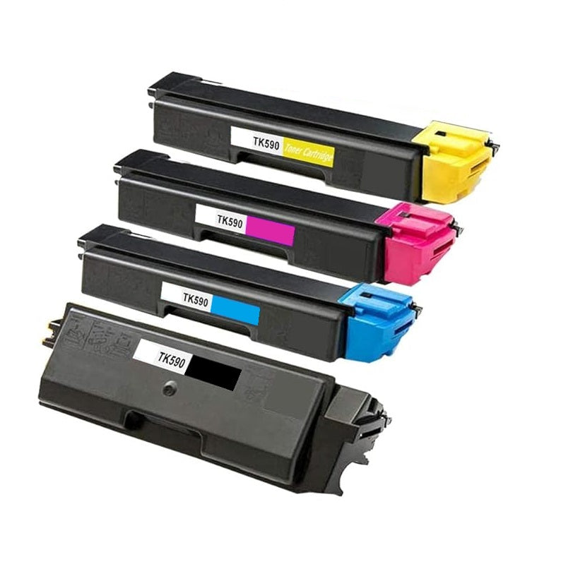 Compatible Kyocera TK-590K Black & Colours FULL SET image 0
