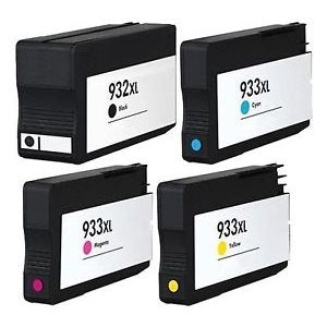 Compatible HP 932XL Black & 933XL Colours FULL SET image 0