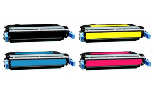 Compatible HP CB400A Black & Colours (642A) FULL SET image 0
