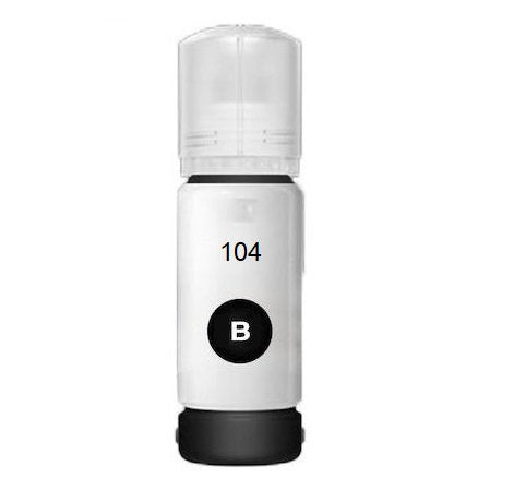 Compatible Epson 104BK Ecotank Ink Bottle Black image 0