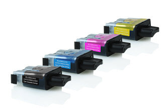 Compatible Brother LC900 Black & Colours FULL SET image 0