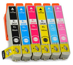 Compatible Epson 24XL (T2431) Black & Colours FULL SET image 0