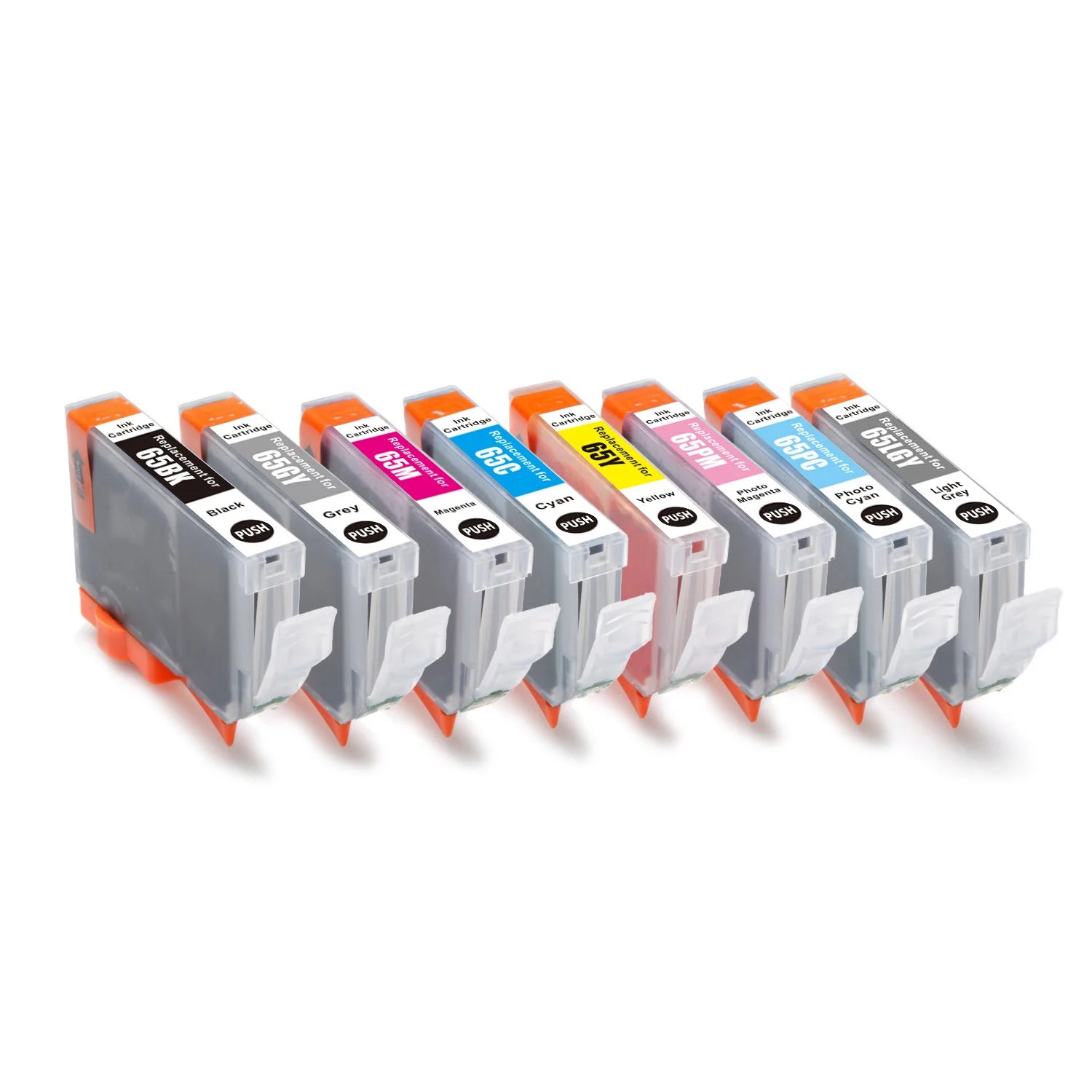 Compatible Canon CLI-65 Black & Colours FULL SET (8)