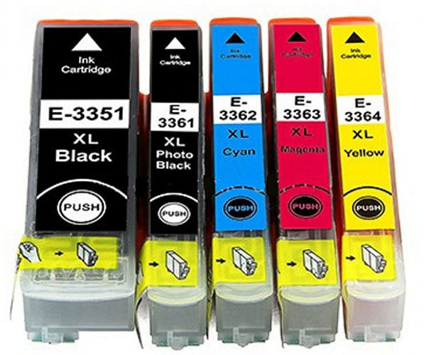 Compatible Epson 33XL (T3351) Black & Colours FULL SET image 0