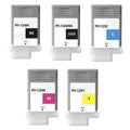Compatible Canon PFI-120BK Bk & MBk/C/M/Y @ 1 each FULL SET (5 in total) image 0