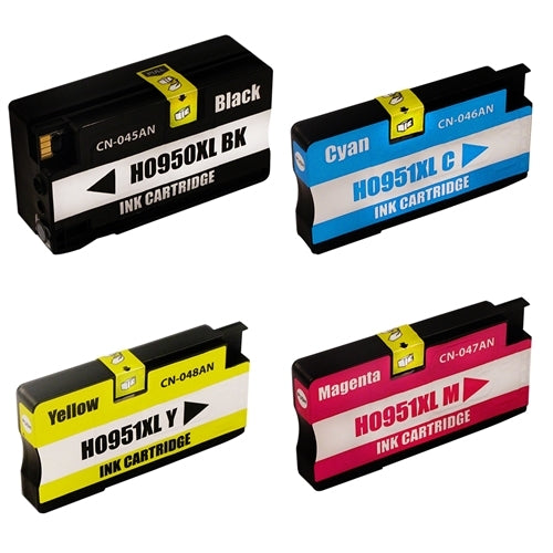 Compatible HP 950XL Black & 951XL Colours FULL SET image 0
