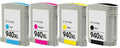 Compatible HP 940XL Black & Colours C/M/Y Multi-pack FULL SET image 0