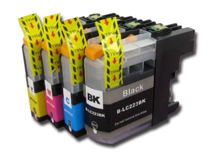 Compatible Brother LC223BK Black & Colours FULL SET image 0