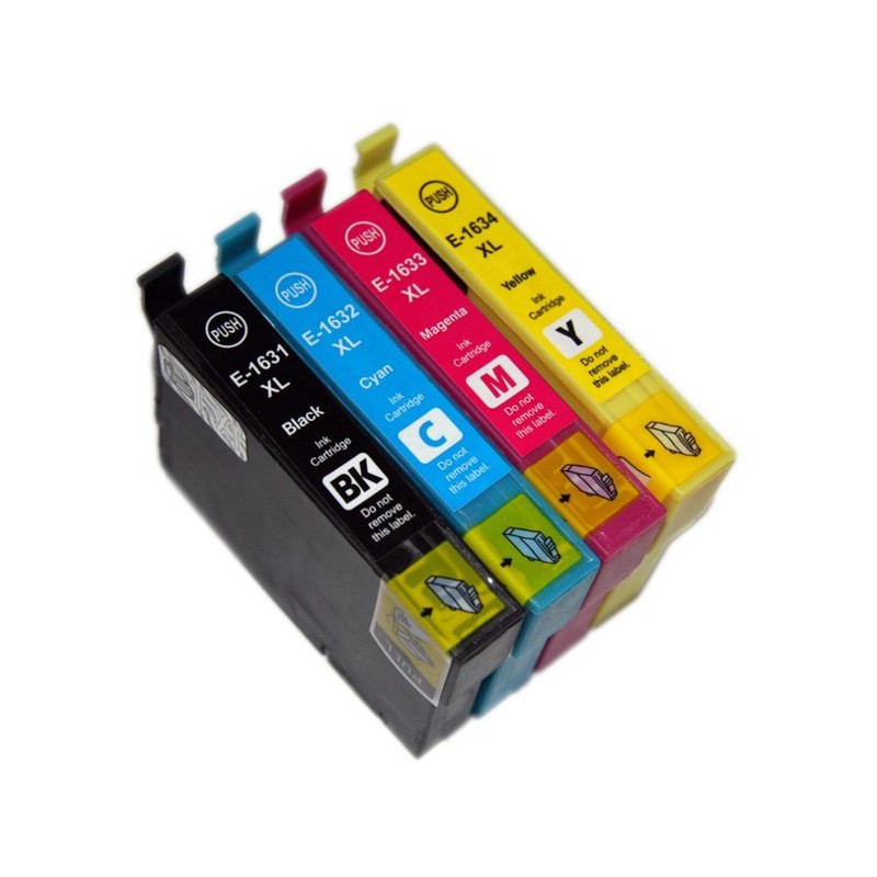 Compatible Epson 16XL (T1631) Black & Colours FULL SET image 0