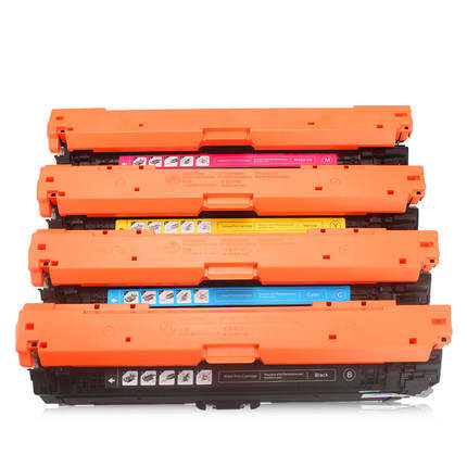 Compatible HP CE270A Black and Colours (650A) FULL SET image 0