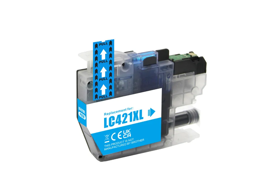Compatible Brother LC421XL High Cap. Cyan image 0