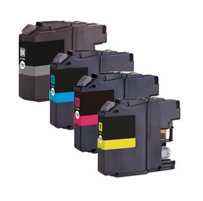 vacío hazlo plano material Compatible Brother LC123 Black & Colours FULL SET - PrinterCartridgesNI